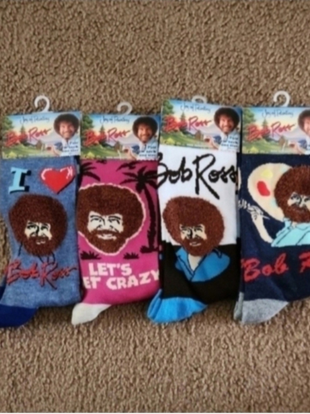 Bob Ross Socks - 4 Pairs